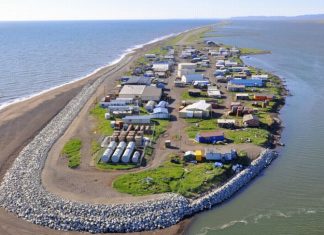 l’île de Kivalina de l’Alaska menacés de disparition l'île de Kivalina de l'Alaska menacés de disparition