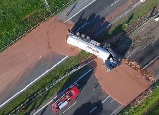 Autoroute de chocolat chaud en Pologne (Vidéo) Autoroute de chocolat chaud en Pologne (Vidéo)