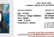 Avis de recherche de Léa Lhuillier disparue à Grenoble Avis de recherche de Léa Lhuillier disparue à Grenoble