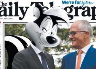 Emmanuel Macron est en « Pépé le Putois » Emmanuel Macron est en "Pépé le Putois"