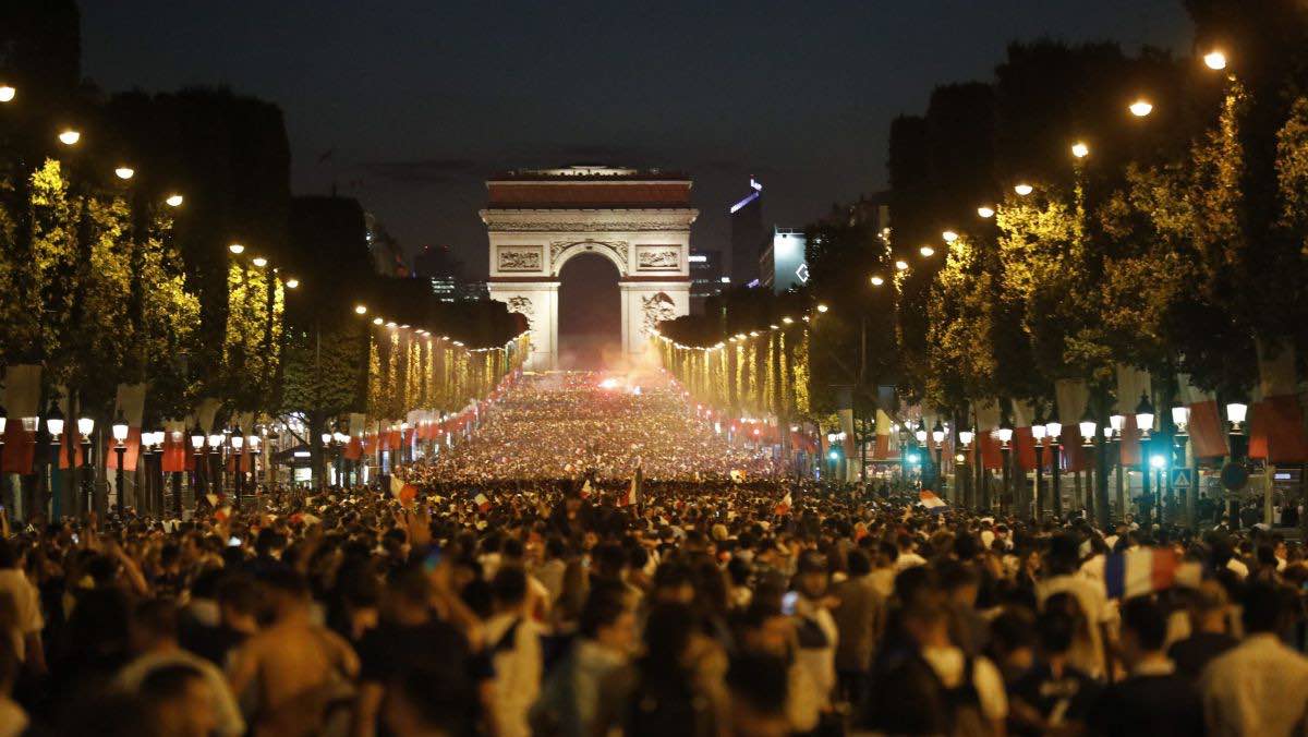Coupe du monde : Des incidents sur les Champs-Elysées