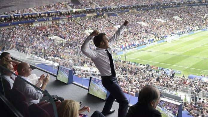 Emmanuel Macron dans tous ses états pendant la finale de la Coupe du monde