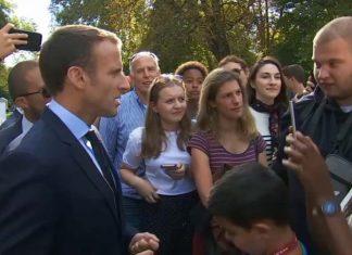 Macron fait la leçon à un jeune chômeur (Vidéo) Macron fait la leçon à un jeune chômeur (Vidéo)