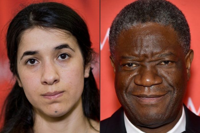 Le Prix Nobel de la paix 2018 à Denis Mukwege et Nadia Murad (Détail)