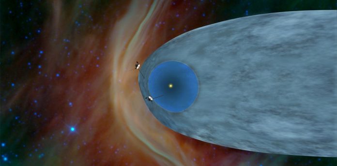 Sonde Voyager 2 est sur le point de sortir du système solaire