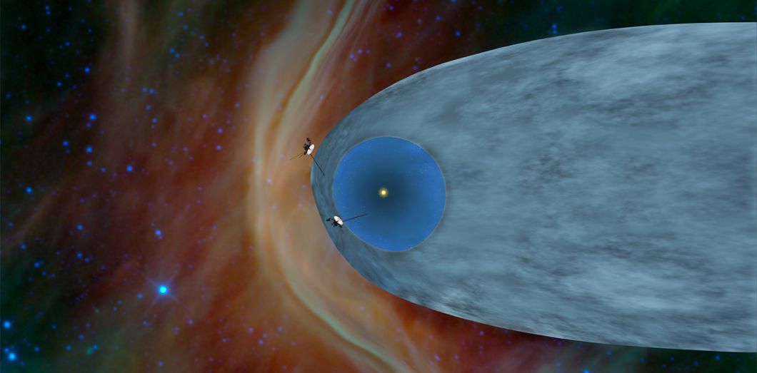 Sonde Voyager 2 est sur le point de sortir du système solaire