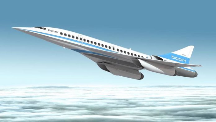 Boom avion supersonique lève 100 millions de dollars