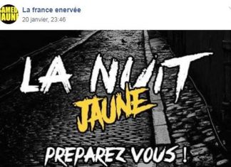 Eric Drouet menace d’une «nuit jaune» si Macron ne les reçoit pas (Détail) Eric Drouet menace d’une «nuit jaune» si Macron ne les reçoit pas (Détail)