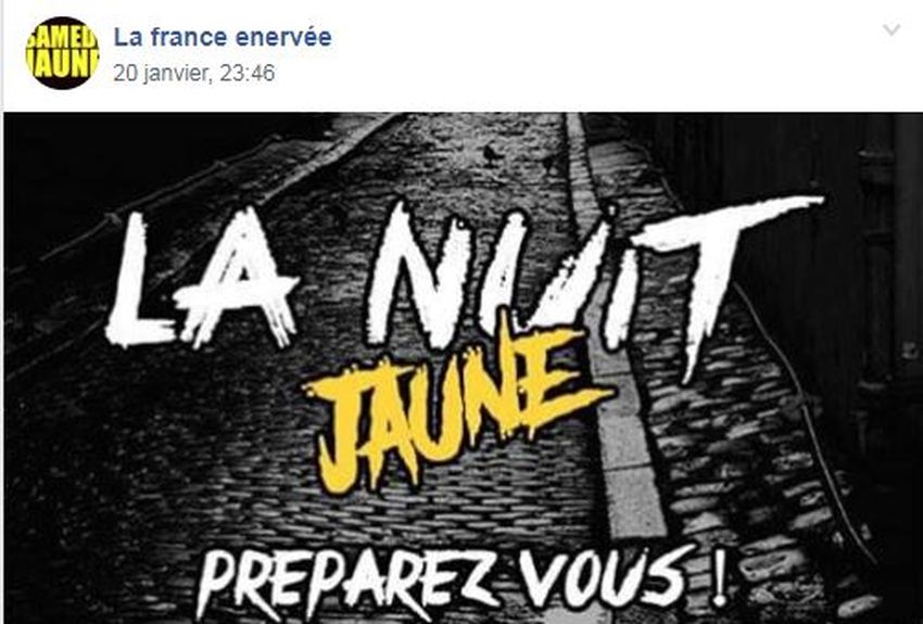Eric Drouet menace d’une «nuit jaune» si Macron ne les reçoit pas (Détail)