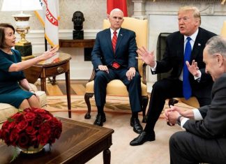 Shutdown : Donald Trump cloue au sol Nancy Pelosi Shutdown : Donald Trump cloue au sol Nancy Pelosi