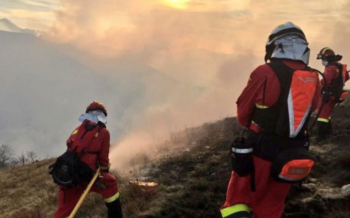 Le nord de l'Espagne touché par près de 50 incendies (détail)