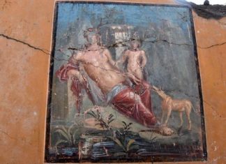 Une fresque de Narcisse découverte à Pompéi Une fresque de Narcisse découverte à Pompéi