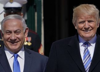 Trump offre à Nétanyahou la reconnaissance de l’annexion du Golan (détail) Trump offre à Nétanyahou la reconnaissance de l'annexion du Golan (détail)