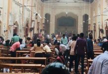 Explosions pendant la messe de Pâques au Sri Lanka (détail) Explosions pendant la messe de Pâques au Sri Lanka (détail)