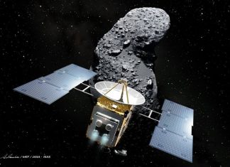 La Sonde japonaise bombarde l’astéroide Ryugu La Sonde japonaise bombarde l'astéroide Ryugu