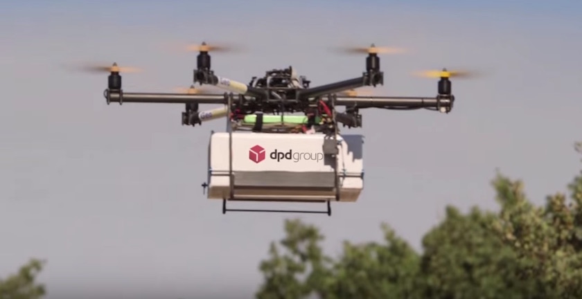 La Poste démarre un deuxième test de livraison par drone (détail)