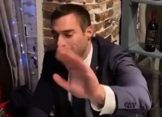 Julien Odoul menacé dans une vidéo partagée par Booba (détail) Julien Odoul menacé dans une vidéo partagée par Booba (détail)