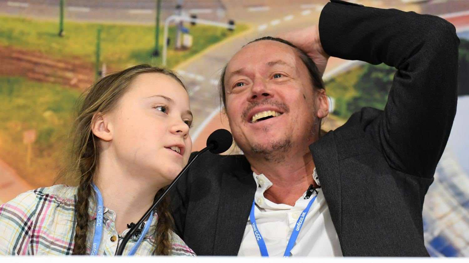 Le père de Greta Thunberg estime que sa fille est plus heureuse (détail)