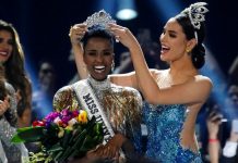 Miss Afrique du Sud sacrée Miss Univers 2019 (détail) Miss Afrique du Sud sacrée Miss Univers 2019 (détail)
