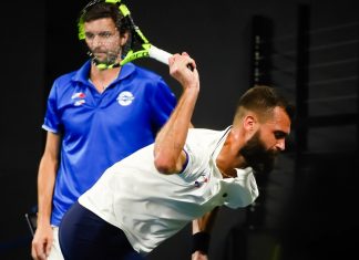 ATP Cup : Benoît Paire craque de nouveau, casse une raquette ATP Cup : Benoît Paire craque de nouveau, casse une raquette