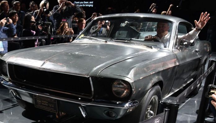 Ford Mustang, vente record pour la voiture de Steve McQueen (détail)