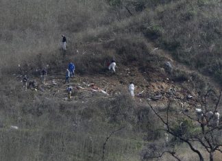 Le corps de Kobe Bryant officiellement identifié (détail) Le corps de Kobe Bryant officiellement identifié (détail)