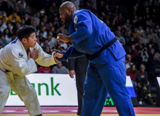 Teddy Riner battu dès le 3e tour du tournoi de Paris (détail) Teddy Riner battu dès le 3e tour du tournoi de Paris (détail)