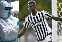 Un footballeur nigérian, King Udoh, infecté par le coronavirus (détail) Un footballeur nigérian, King Udoh, infecté par le coronavirus (détail)