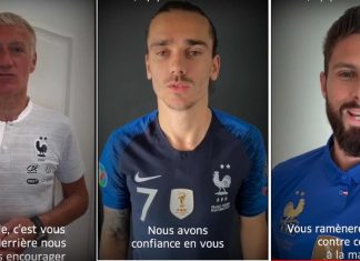 Actualités Coronavirus : les Bleus encouragent les soignants Actualités Coronavirus : les Bleus encouragent les soignants
