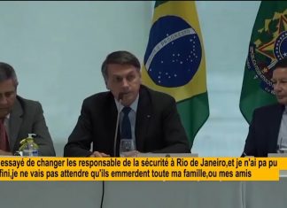 Jair Bolsonaro dérape violemment dans une vidéo diffusée par la justice (détail) Jair Bolsonaro dérape violemment dans une vidéo diffusée par la justice (détail)