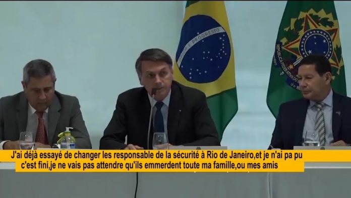 Jair Bolsonaro dérape violemment dans une vidéo diffusée par la justice (détail)