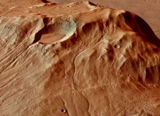 La boue se comporte comme de la lave sur Mars La boue se comporte comme de la lave sur Mars