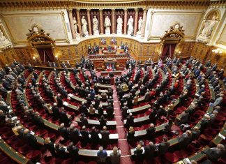 Le Sénat rejette le plan de déconfinement de l’exécutif (détail) Le Sénat rejette le plan de déconfinement de l'exécutif (détail)