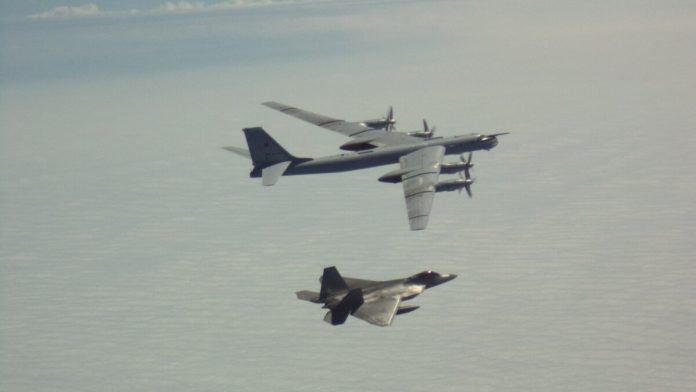 Des bombardiers russes interceptés près de l'Alaska (détail)