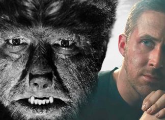 Ryan Gosling dans le nouveau film de loup-garou d’Universal (détail) Ryan Gosling dans le nouveau film de loup-garou d’Universal (détail)