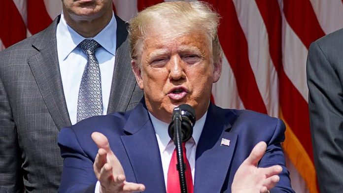 Trump relie la baisse du chômage à la mort de George Floyd (détail)