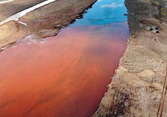 Une grave pollution au carburant en Arctique (détail)