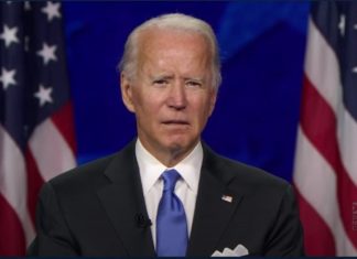 Joe Biden est officiellement le candidat démocrate (détail) Joe Biden est officiellement le candidat démocrate (détail)
