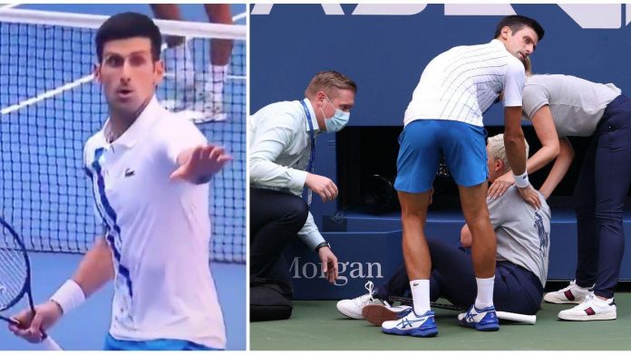 Djokovic éliminé pour avoir atteint une juge de ligne en plein visage