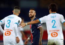 PSG-OM : expulsé, Neymar accuse Alvaro de racisme (détail) PSG-OM : expulsé, Neymar accuse Alvaro de racisme (détail)