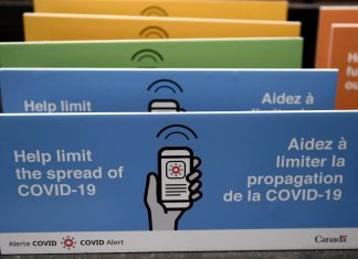 Alerte COVID 3,4 millions de téléchargements au pays (détail) Alerte COVID 3,4 millions de téléchargements au pays (détail)