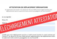Confinement en France : téléchargez la nouvelle attestation Confinement en France : Voici quand la nouvelle attestation de déplacement dérogatoire sera disponible