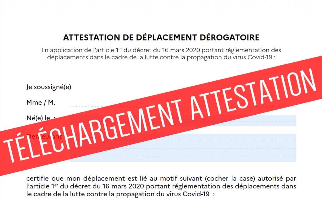Confinement en France : Voici quand la nouvelle attestation de déplacement dérogatoire sera disponible