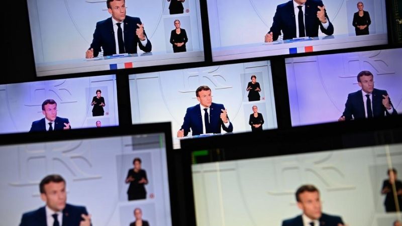 Couvre-feu : Macron incite de nouveau les entreprises à recourir au télétravail