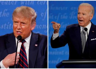 Trump refuse de participer à un débat virtuel avec Biden (détail) Trump refuse de participer à un débat virtuel avec Biden (détail)