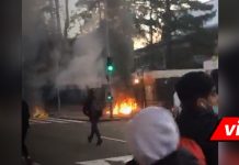 Compiègne : violences devant le lycée Mireille-Grenet (détail) Compiègne : violences devant le lycée Mireille-Grenet (détail)