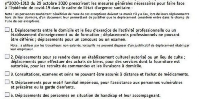 Deconfinement en France : Si vous ne l'avez pas encore voici la nouvelle attestation à télécharger