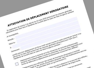COVID-19 France en direct : Télécharger l’attestation de déplacement dérogatoire COVID-19 France en direct : Télécharger l'attestation de déplacement dérogatoire