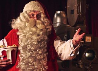 Le père Noël apporte le Covid-19 dans une maison de retraite (détail) Le père Noël apporte le Covid-19 dans une maison de retraite