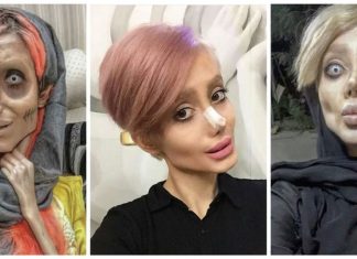 Le sosie zombie d’Angelina Jolie condamnée en Iran à 10 ans de prison (détail) Le sosie zombie d'Angelina Jolie condamnée en Iran à 10 ans de prison (détail)